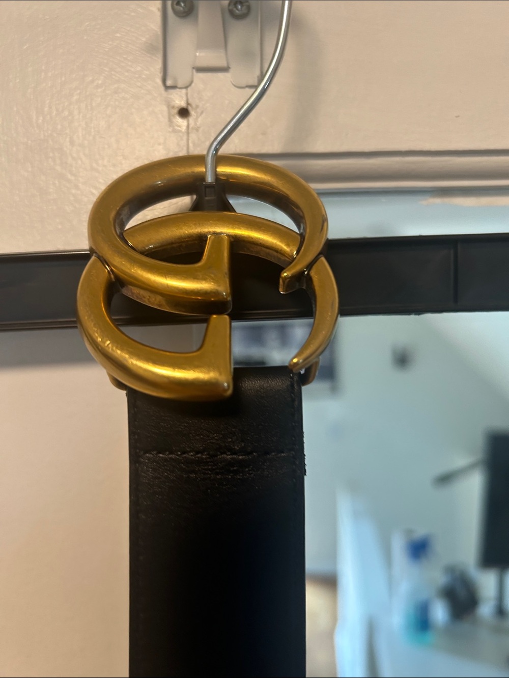 Women’s Gucci Black Leather Belt